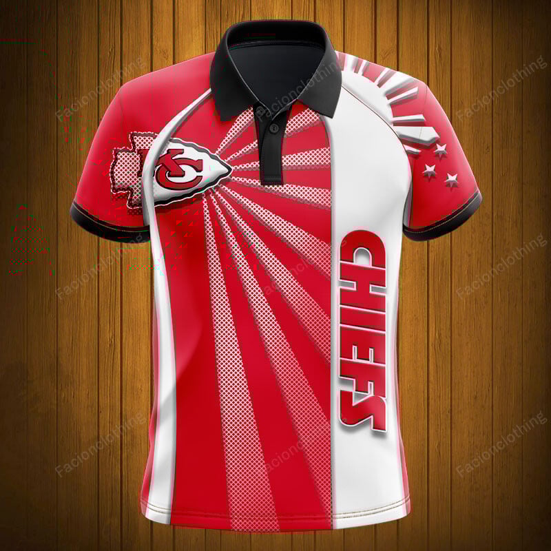 Sportswearmerch Kansas City Chiefs NFL Polo Shirt Personalized For Fan