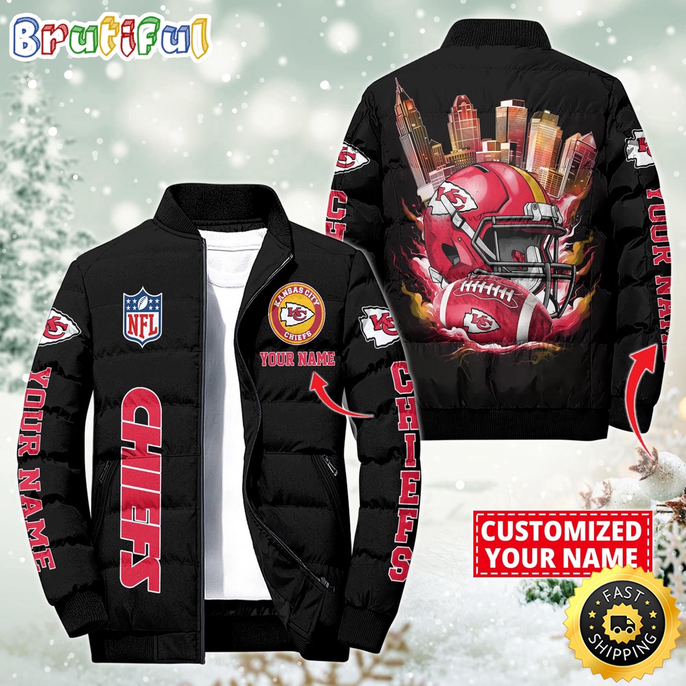 Sportswearmerch Kansas City Chiefs NFL Puffer Jacket For Fan