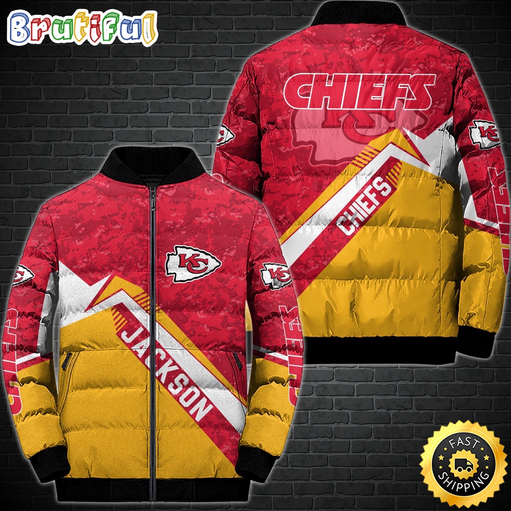Sportswearmerch Kansas City Chiefs NFL Sport Down Puffer Jacket For Fan