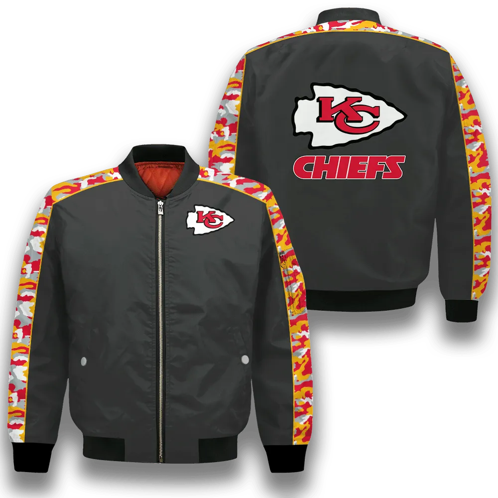 Sportswearmerch Kansas City Chiefs NFL Starter Thursday Night Gridiron Unisex Bomber Jacket For Fan
