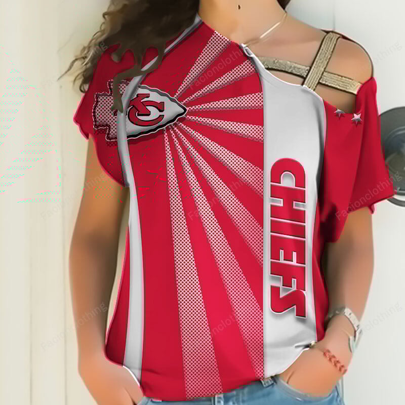 Sportswearmerch Kansas City Chiefs NFL Strapless Short Sleeve Personalized For Fan