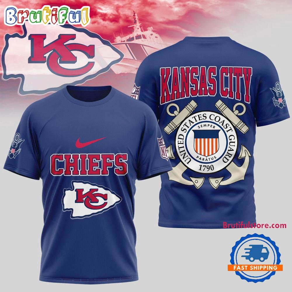 Sportswearmerch Kansas City Chiefs NFL United States Coast Guard T-Shirt For Fan