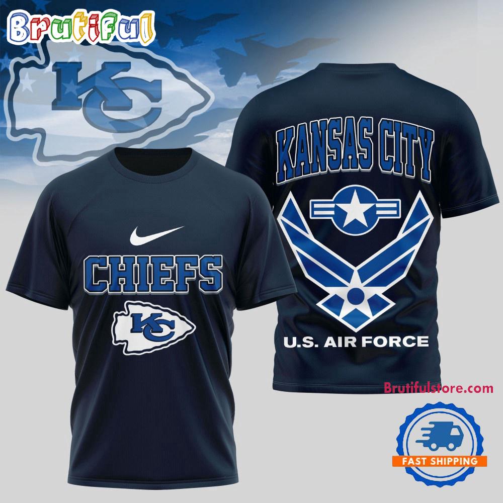 Sportswearmerch Kansas City Chiefs NFL Us Air Force Military T-Shirt For Fan