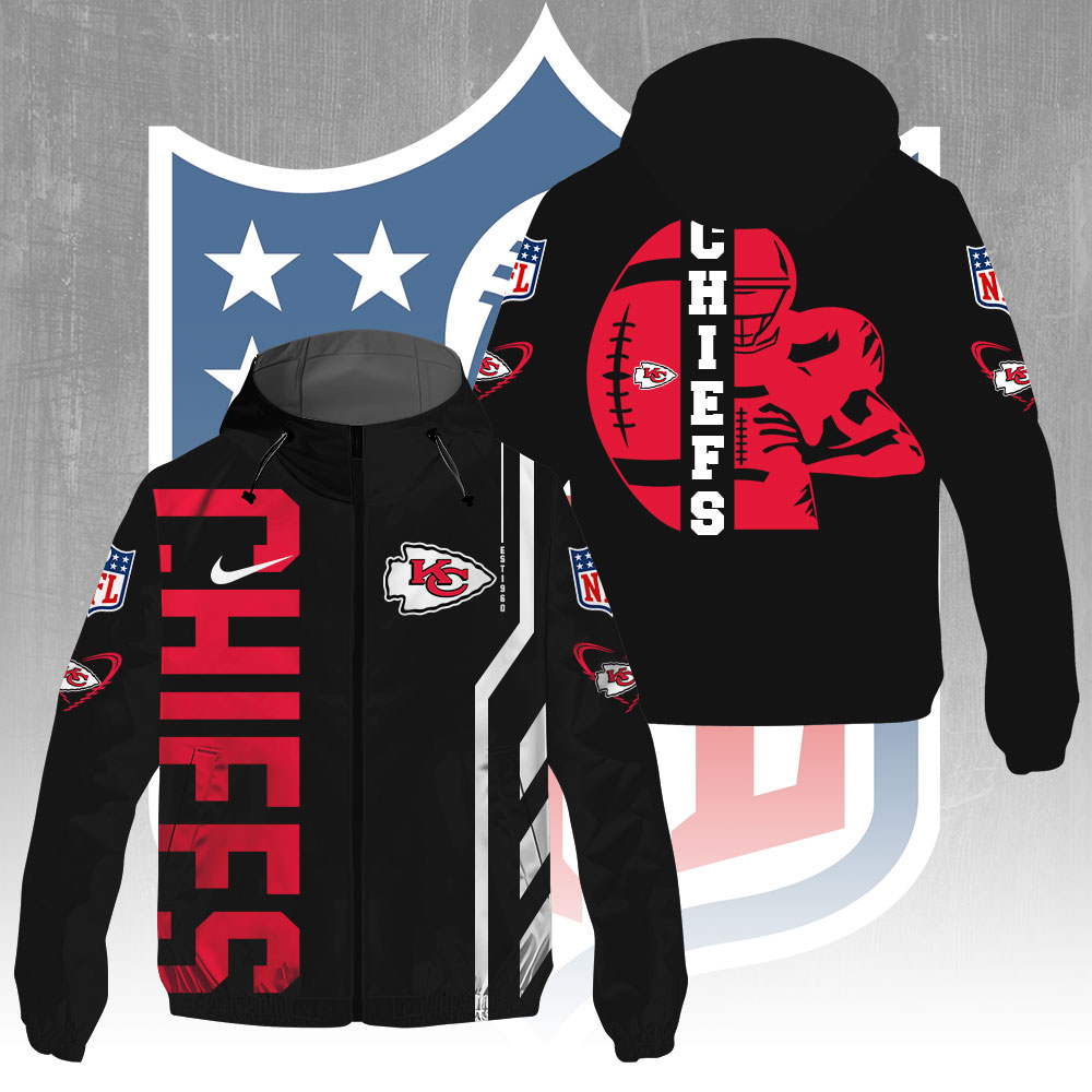 Sportswearmerch Kansas City Chiefs NFL Windbreaker Jacket For Fan