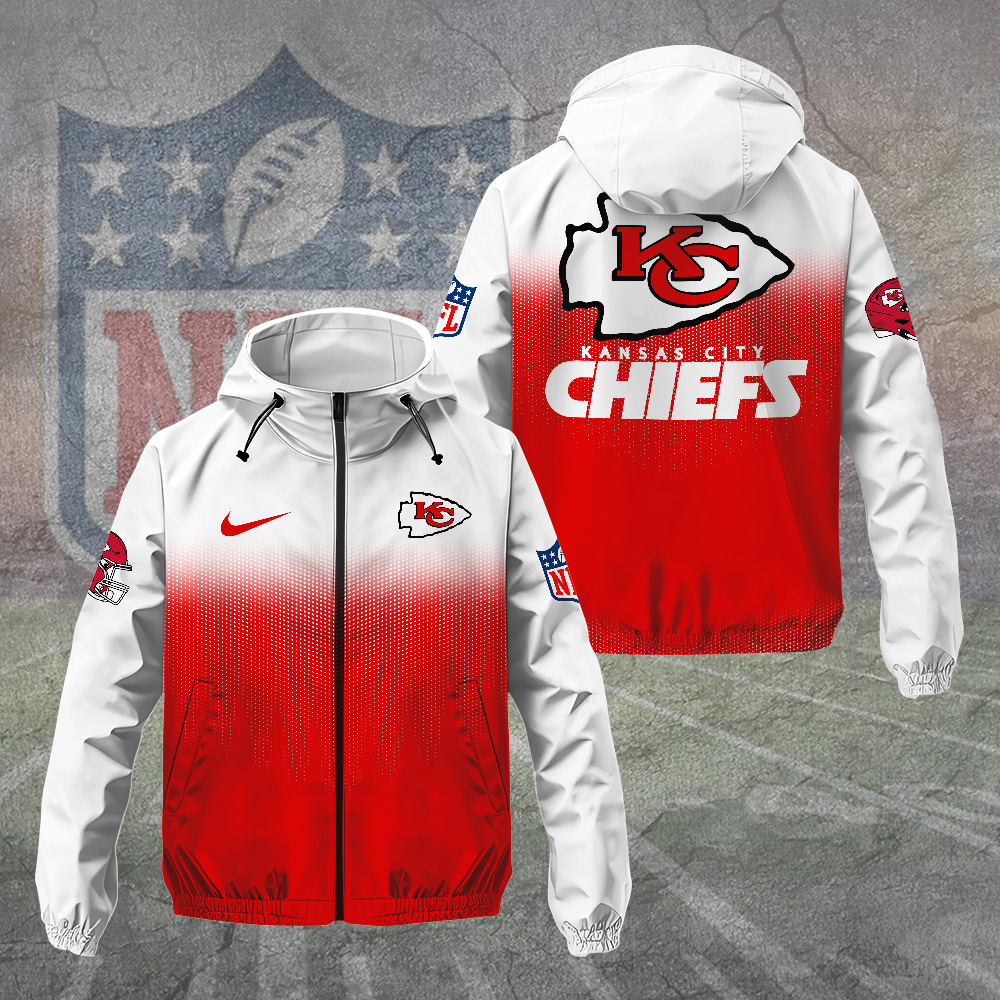 Sportswearmerch Kansas City Chiefs NFL Windbreaker Jacket For Fan