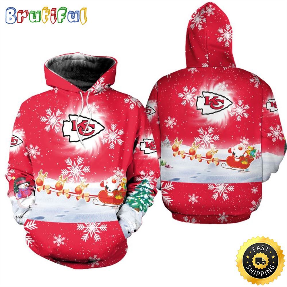Sportswearmerch Kansas City Chiefs NHL Christmas Hoodie For Fan