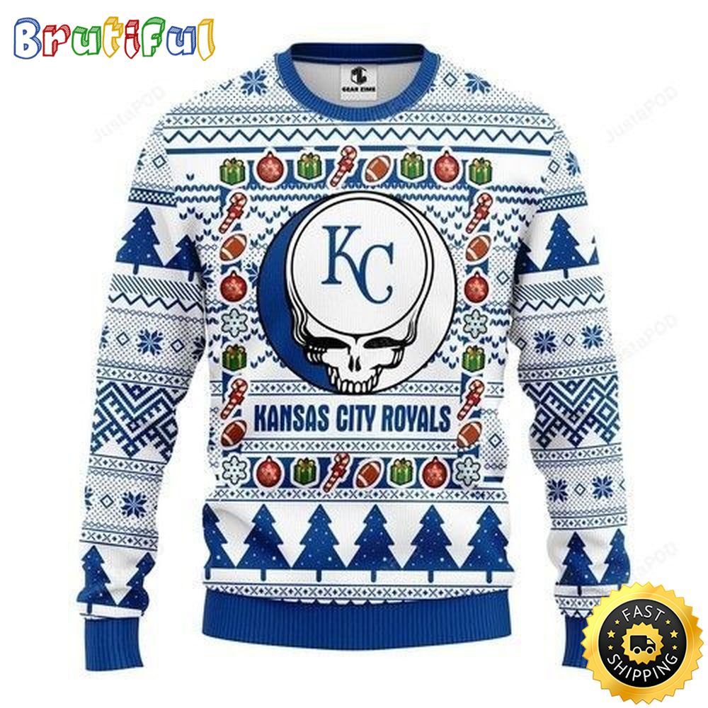 Sportswearmerch Kansas City Royals MLB Personalized Christmas Sweater For Fan