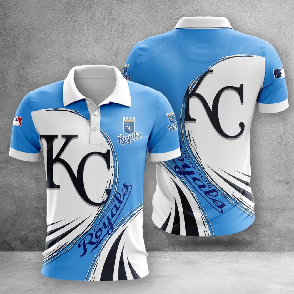 Sportswearmerch Kansas City Royals MLB Personalized Polo Shirt For Fan