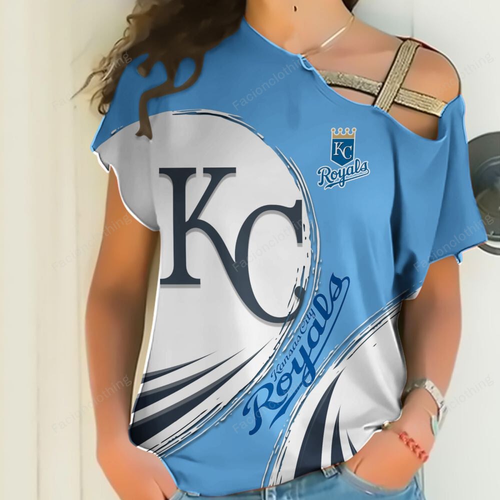 Sportswearmerch Kansas City Royals MLB Personalized Strapless Short Sleeve For Fan