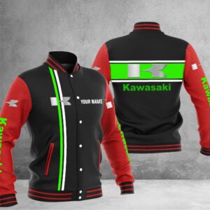Sportswearmerch Kawasaki Motorcycle Baseball Jacket For Fan