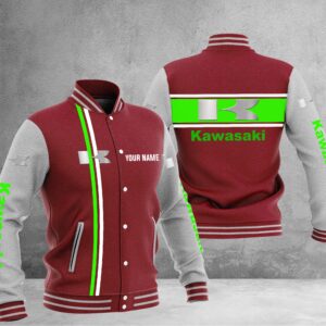 Sportswearmerch Kawasaki Motorcycle Baseball Jacket For Fan