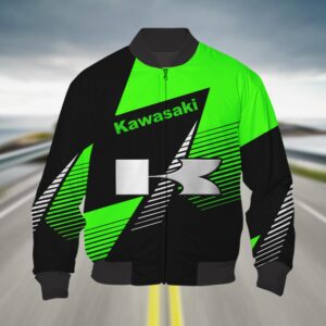 Sportswearmerch Kawasaki Motorcycle Bomber Jacket For Fan