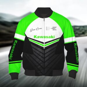 Sportswearmerch Kawasaki Motorcycle Bomber Jacket For Fan