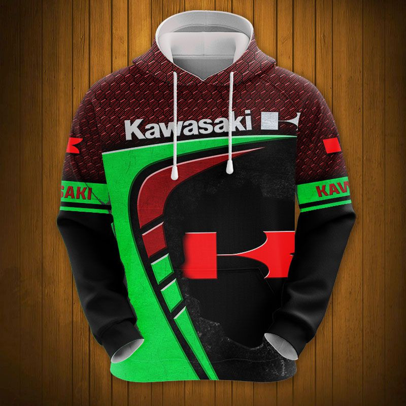 Sportswearmerch Kawasaki Motorcycle Personalized Fashion Hoodie For Fan