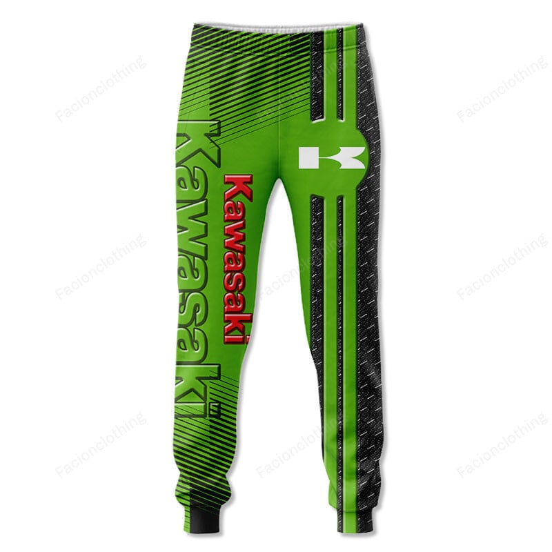 Sportswearmerch Kawasaki Motorcycle Personalized Fashion Long Pant For Fan
