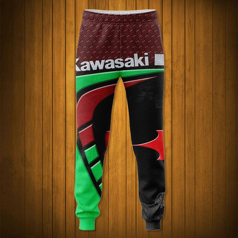 Sportswearmerch Kawasaki Motorcycle Personalized Fashion Long Pant For Fan