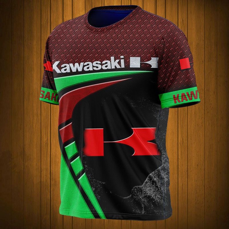 Sportswearmerch Kawasaki Motorcycle Personalized Fashion T-shirt For Fan