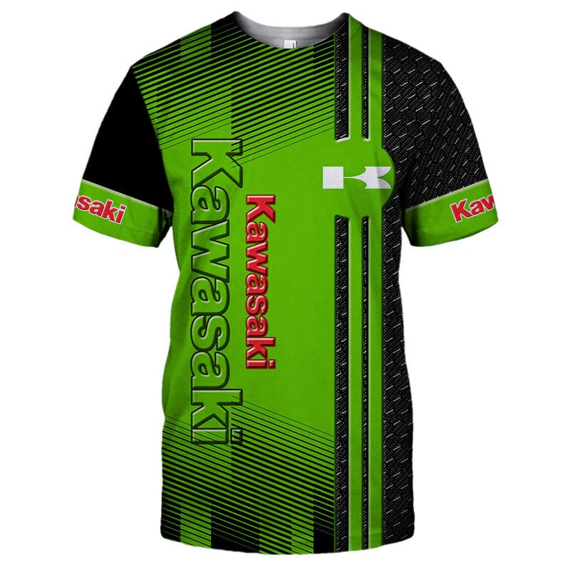 Sportswearmerch Kawasaki Motorcycle Personalized Fashion T-shirt For Fan