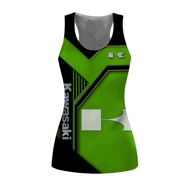 Sportswearmerch Kawasaki Motorcycle Personalized Fashion Women Tanktop For Fan