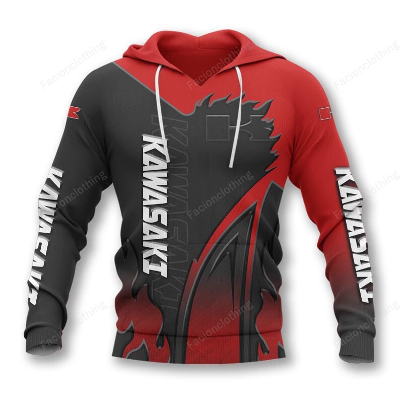 Sportswearmerch Kawasaki Motorcycle Personalized Hoodie For Fan