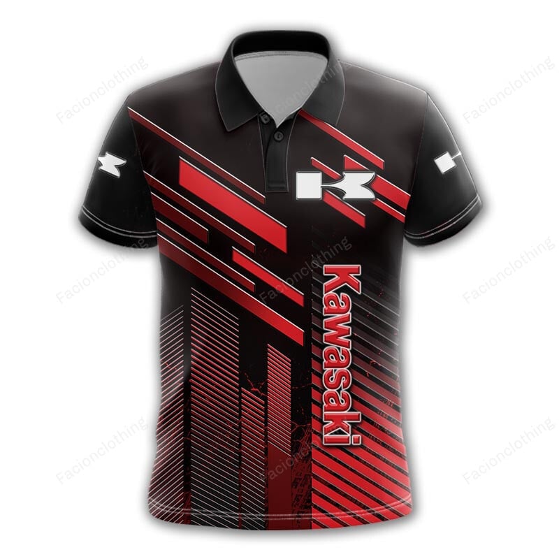 Sportswearmerch Kawasaki Motorcycle Personalized Polo For Fan