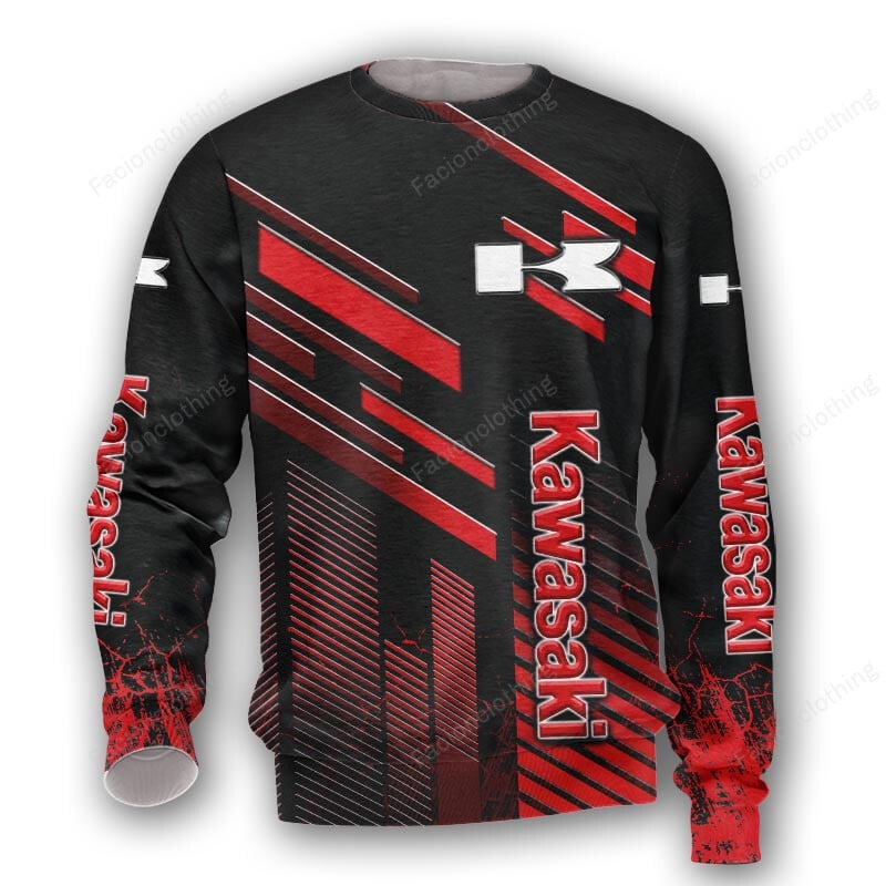 Sportswearmerch Kawasaki Motorcycle Personalized Sweater For Fan