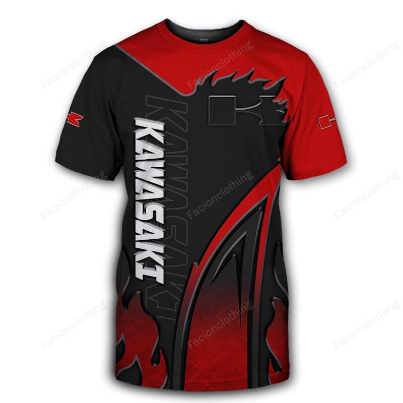 Sportswearmerch Kawasaki Motorcycle Personalized T-shirt For Fan