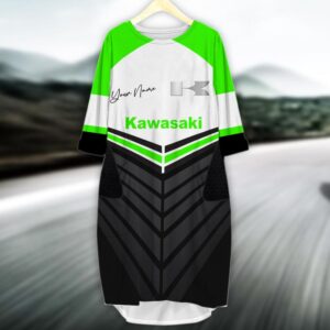 Sportswearmerch Kawasaki Motorcycle Pocket Dress For Fan