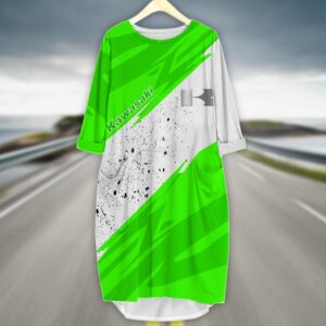 Sportswearmerch Kawasaki Motorcycle Pocket Dress For Fan