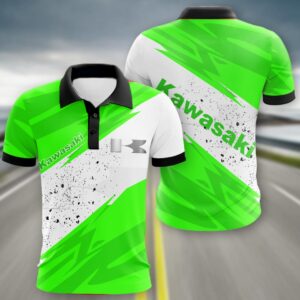 Sportswearmerch Kawasaki Motorcycle Polo Shirt For Fan