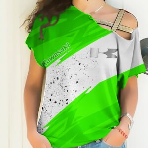 Sportswearmerch Kawasaki Motorcycle Strapless Sleeve Short For Fan