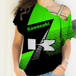 Sportswearmerch Kawasaki Motorcycle Strapless Sleeve Short For Fan