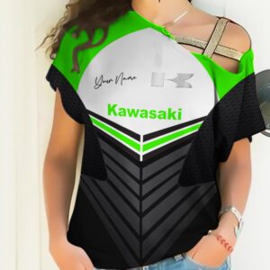 Sportswearmerch Kawasaki Motorcycle Strapless Sleeve Short For Fan