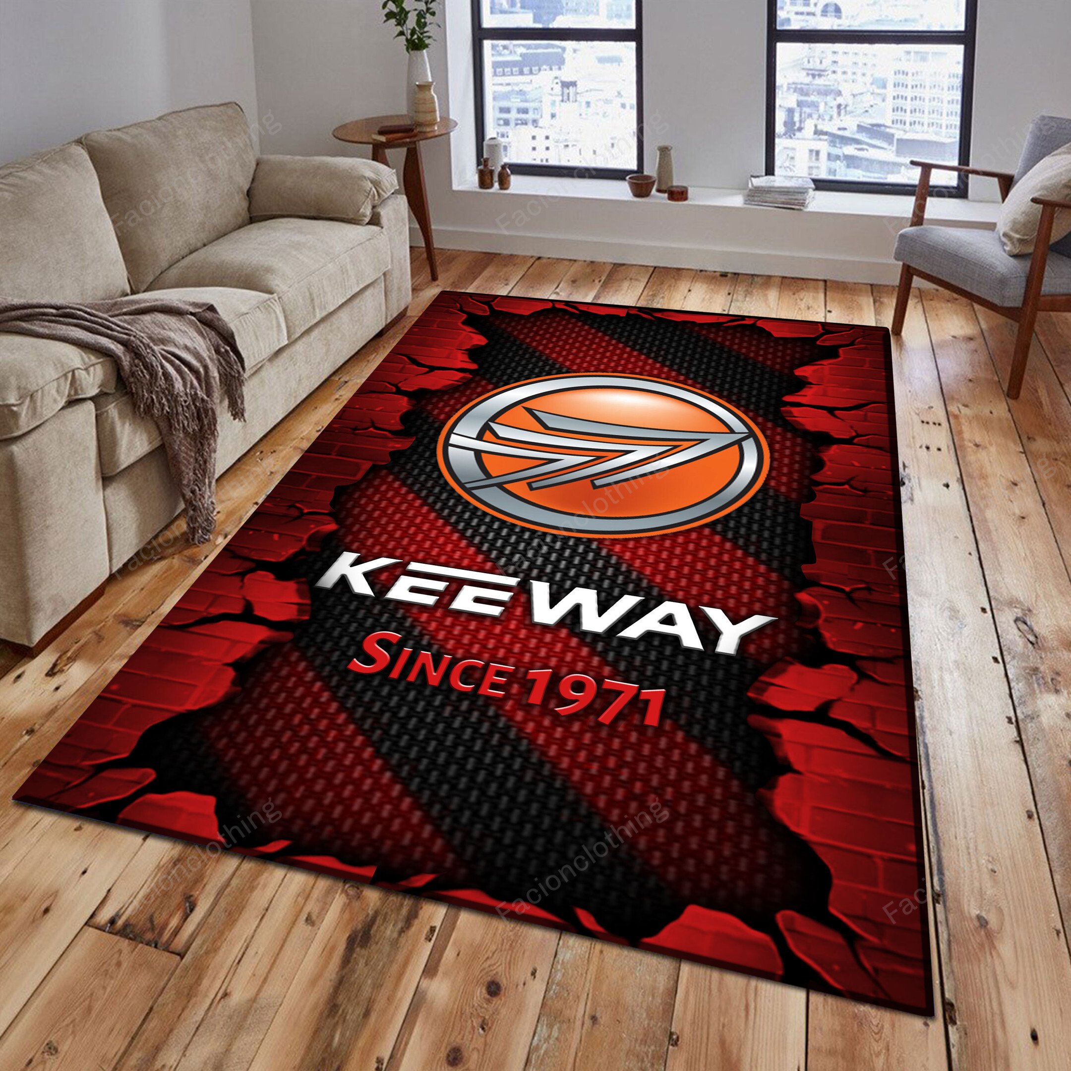 Sportswearmerch Keeway Car Personalized Rug For Fan