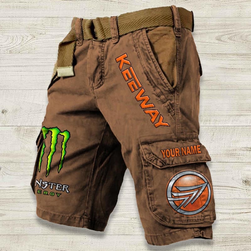 Sportswearmerch Keeway Motorcycle Denim Short For Fan