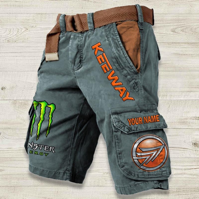 Sportswearmerch Keeway Motorcycle Denim Short For Fan