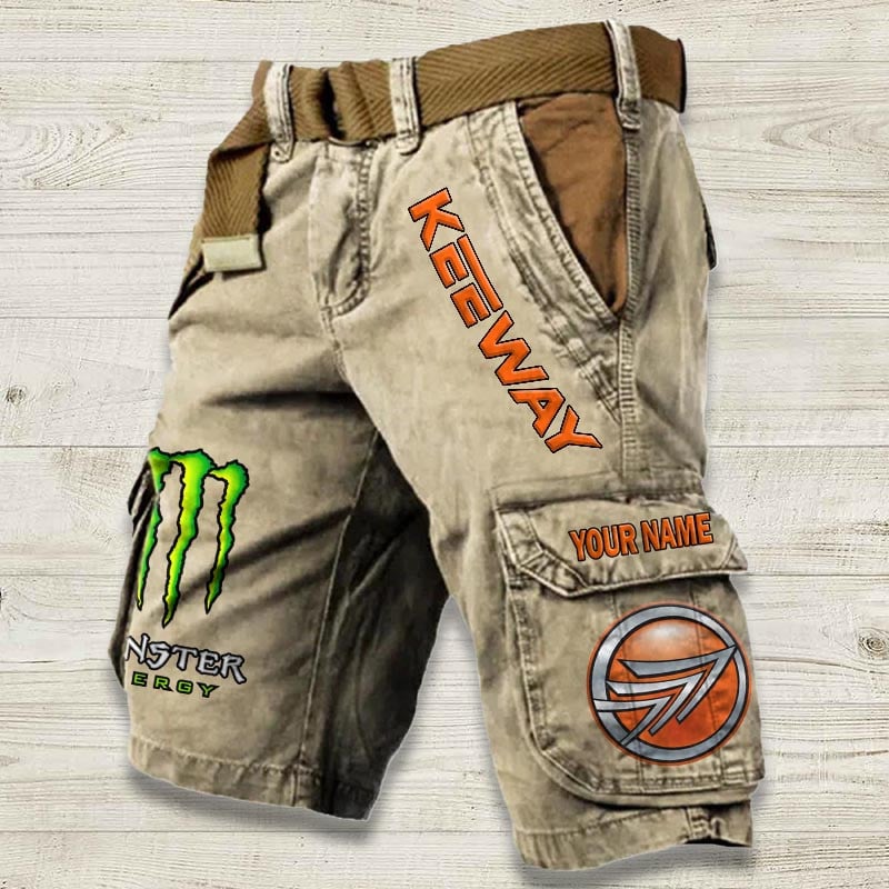 Sportswearmerch Keeway Motorcycle Denim Short For Fan