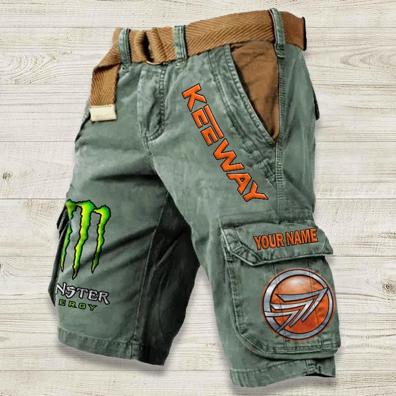 Sportswearmerch Keeway Motorcycle Denim Short For Fan