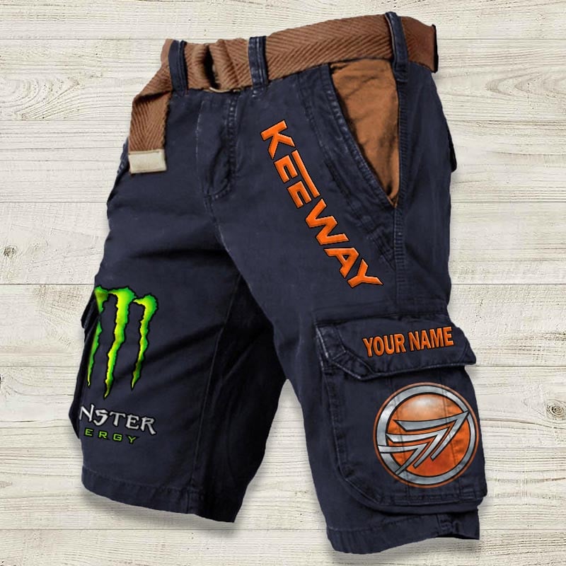 Sportswearmerch Keeway Motorcycle Denim Short For Fan