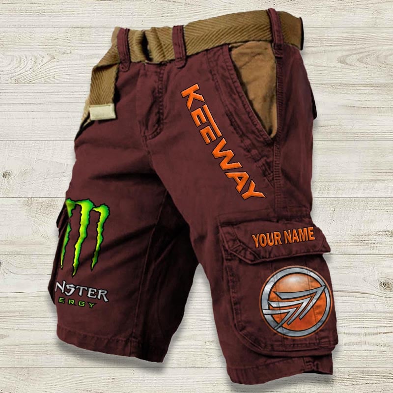 Sportswearmerch Keeway Motorcycle Denim Short For Fan