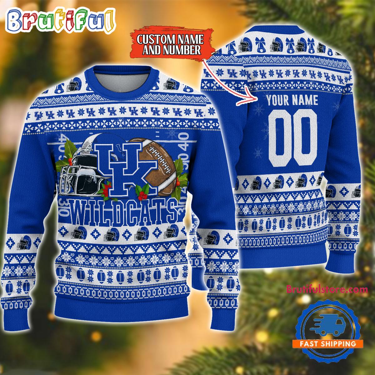 Sportswearmerch Kentucky Wildcats NCAA Christmas Sweater For Fan