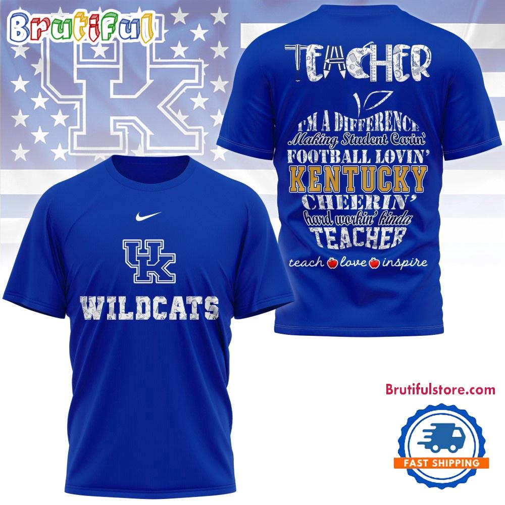 Sportswearmerch Kentucky Wildcats NCAA Teacher Pride T-Shirt For Fan