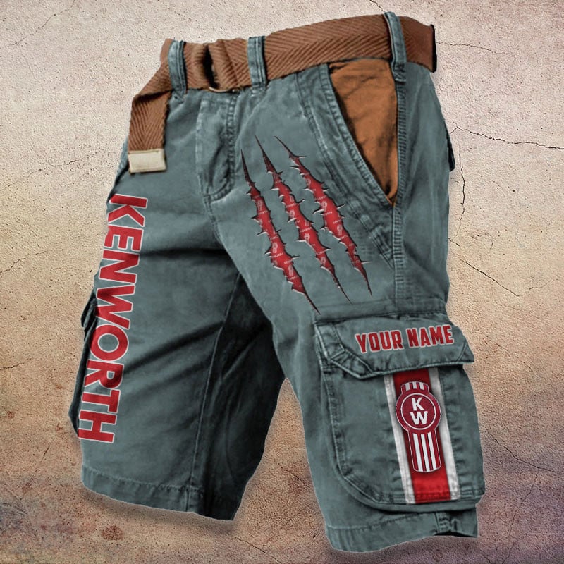 Sportswearmerch Kenworth Truck Denim Short For Fan