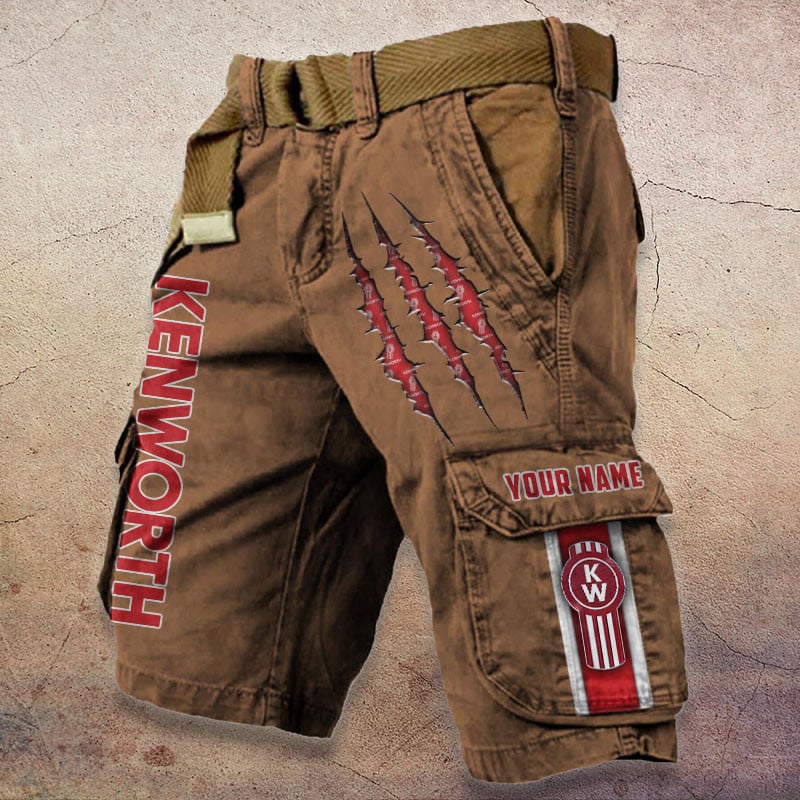 Sportswearmerch Kenworth Truck Denim Short For Fan