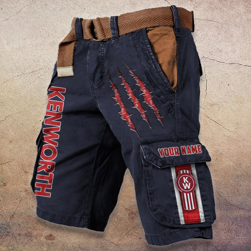 Sportswearmerch Kenworth Truck Denim Short For Fan