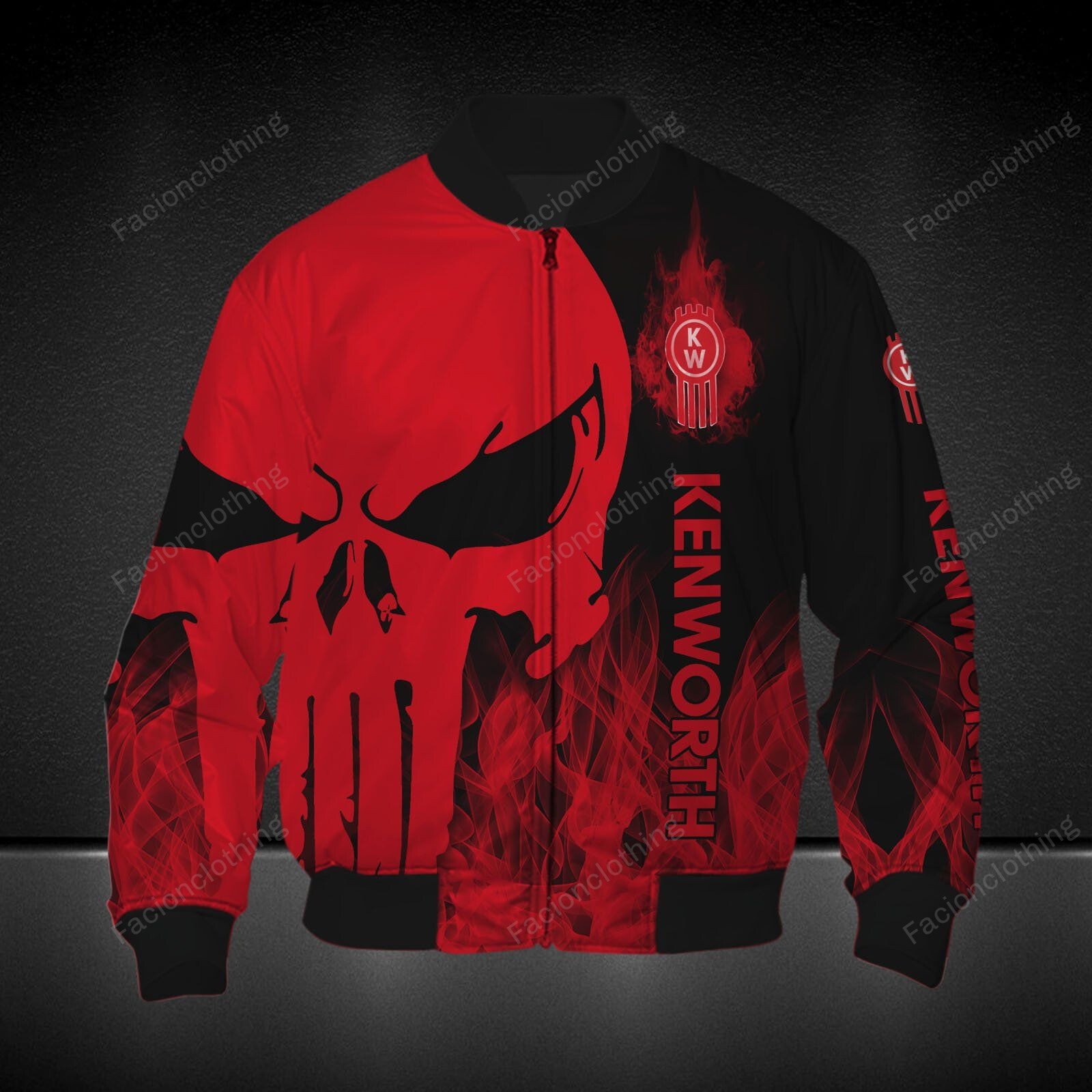 Sportswearmerch Kenworth Truck Personalized Bomber Jacket For Fan
