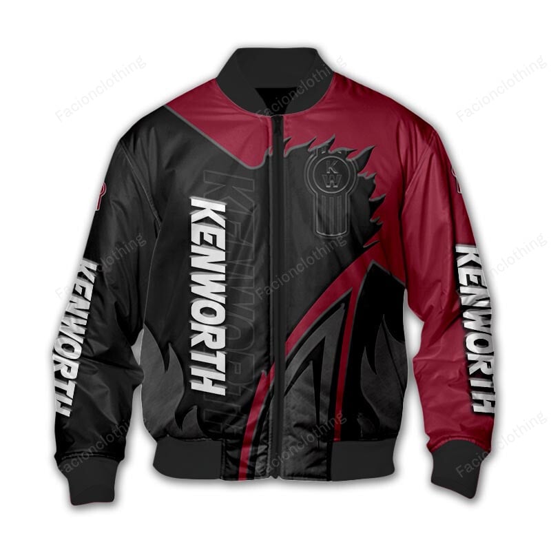 Sportswearmerch Kenworth Truck Personalized Bomber Jacket For Fan