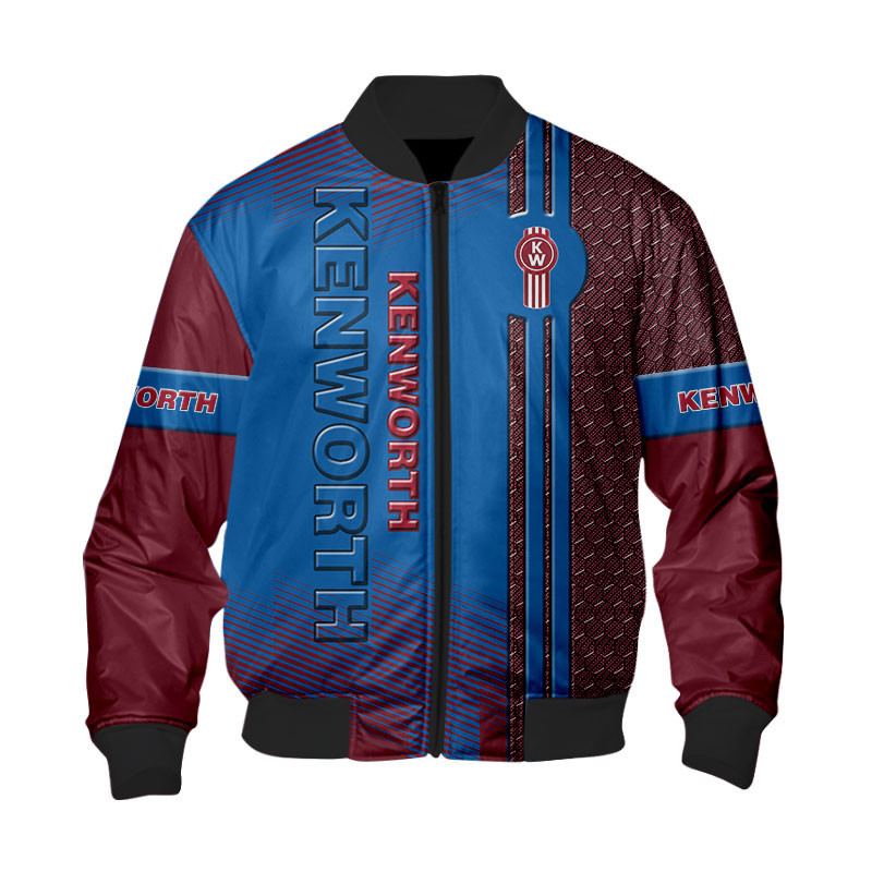 Sportswearmerch Kenworth Truck Personalized Fashion Bomber Jacket For Fan