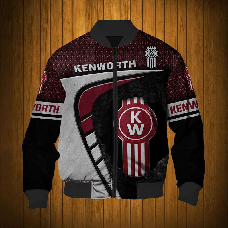 Sportswearmerch Kenworth Truck Personalized Fashion Bomber Jacket For Fan