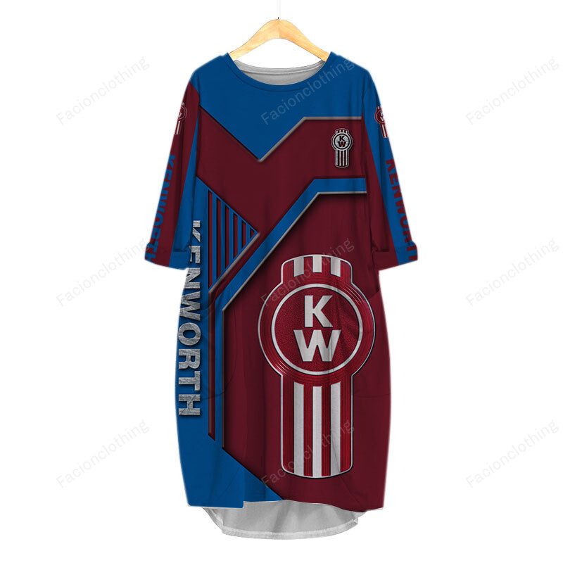 Sportswearmerch Kenworth Truck Personalized Fashion Pocket Dress For Fan